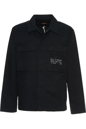 Deus Ex Machina Hombre, Chaquetas, Negro, Talla: L
