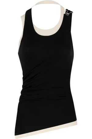 Jean Paul Gaultier Mujer, Camisetas, Negro, Talla: L