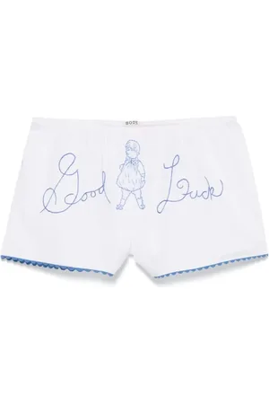BODE Mujer, Pantalones cortos, Blanco, Talla: M