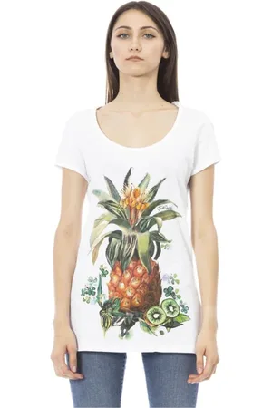 Roberto Cavalli Mujer, Camisetas, Blanco, Talla: XL