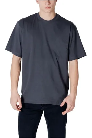 Calvin Klein Hombre, Camisetas, Negro, Talla: L