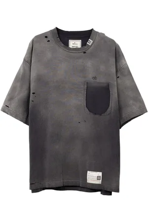 MIHARA YASUHIRO Hombre, Camisetas, Negro, Talla: M
