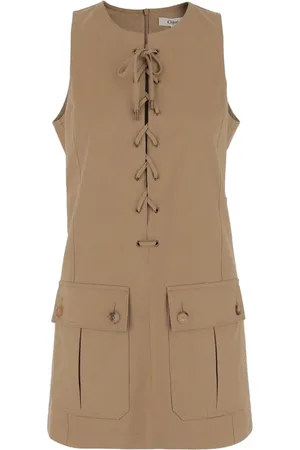 Chloé Mujer, Vestidos, Marrón, Talla: S