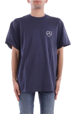 Carhartt Hombre, Camisetas, Azul, Talla: M