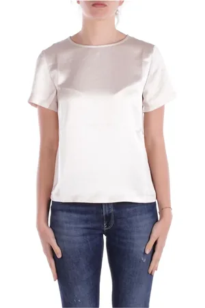 Max Mara Mujer, Camisetas, Blanco, Talla: L