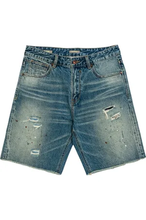 GIANNI LUPO Hombre, Pantalones cortos, Azul, Talla: W32