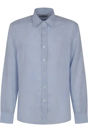 CANALI Hombre, Camisas, Azul, Talla: 3XL