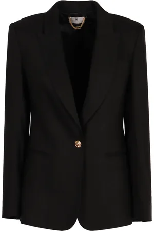 Elisabetta Franchi Mujer, Chaquetas, Negro, Talla: XS