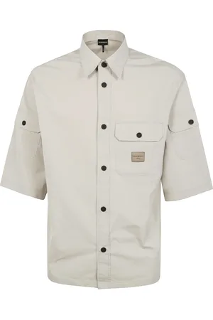 Emporio Armani Hombre, Camisas, Gris, Talla: M
