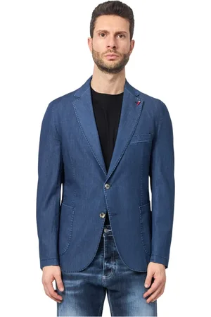 MULISH Hombre, Chaquetas, Azul, Talla: 5XL