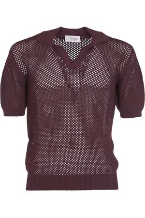 LANEUS Hombre, Camisetas, Marrón, Talla: M
