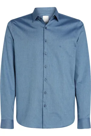 Calvin Klein Hombre, Camisas, Azul, Talla: S