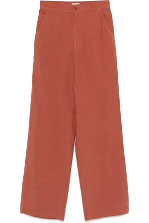 BARENA Mujer, Pantalones, Rojo, Talla: M