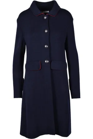 CHARLOTT Mujer, Abrigos, Azul, Talla: L