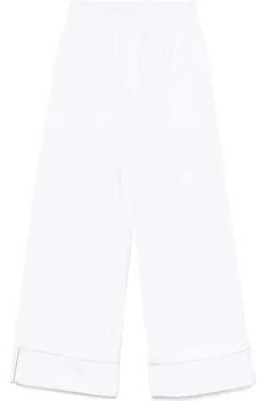 ALYSI Mujer, Pantalones, Blanco, Talla: W30