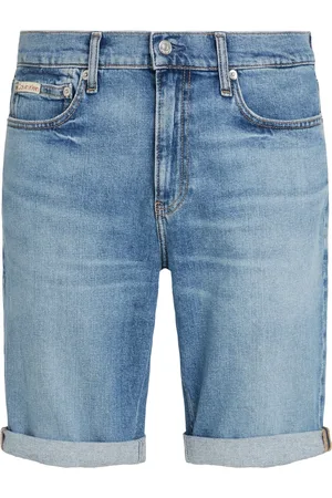 Calvin Klein Hombre, Pantalones cortos, Azul, Talla: W31