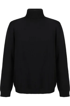 Roberto Collina Hombre, Jerseys, Negro, Talla: 2XL