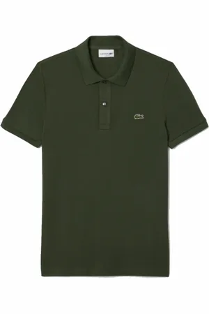 Lacoste Hombre, Camisetas, Verde, Talla: S