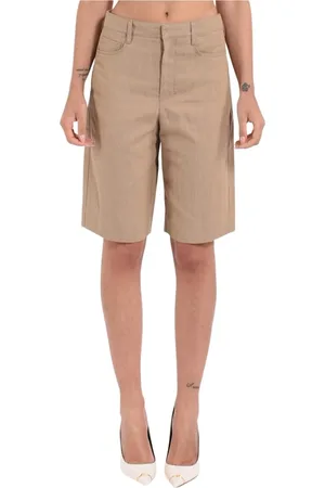 Max Mara Mujer, Pantalones cortos, Marrón, Talla: S