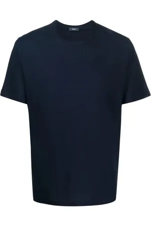 HERNO Hombre, Camisetas, Azul, Talla: S