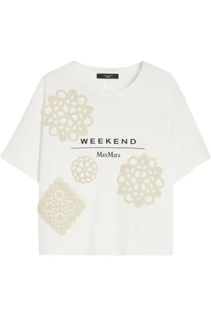 Max Mara Mujer, Camisetas, Blanco, Talla: L
