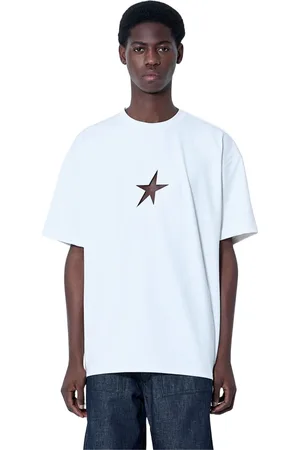 MUGLER Hombre, Camisetas, Blanco, Talla: S