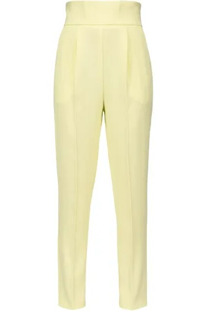 Pinko Mujer, Pantalones, Amarillo, Talla: XS