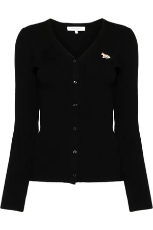 Maison Kitsuné Mujer, Jerseys, Negro, Talla: L