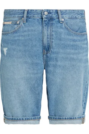 Calvin Klein Hombre, Pantalones cortos, Azul, Talla: W36
