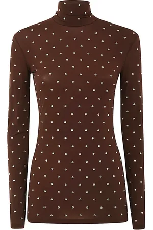 Paco rabanne Mujer, Camisetas, Marrón, Talla: S