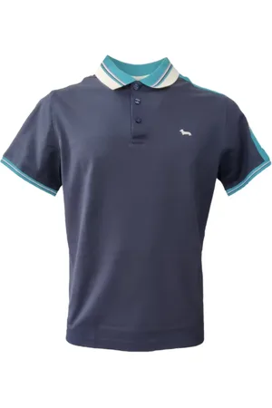 HARMONT&BLAINE Hombre, Camisetas, Azul, Talla: S