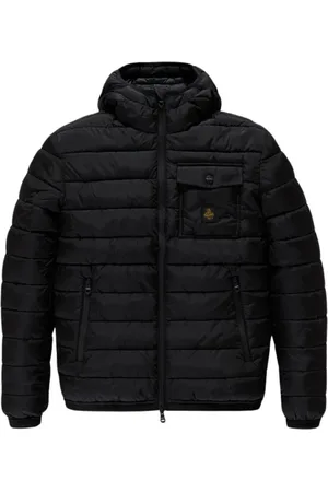 RefrigiWear Hombre, Chaquetas, Negro, Talla: L