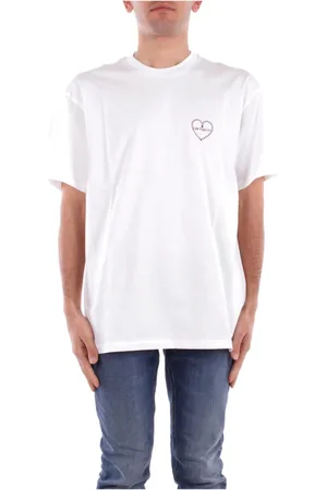 Carhartt Hombre, Camisetas, Blanco, Talla: S