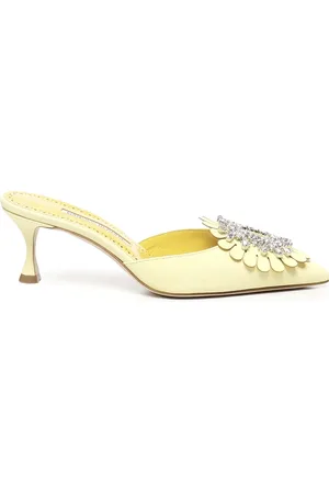 Manolo Blahnik Mujer, Zapatos, Amarillo, Talla: 38 EU