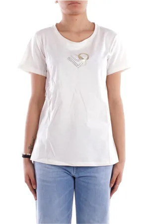 Liu Jo Mujer, Camisetas, Blanco, Talla: L