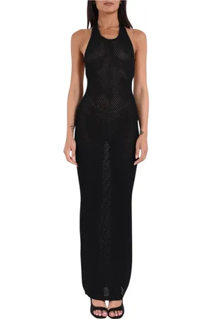 LANEUS Mujer, Vestidos, Negro, Talla: XS