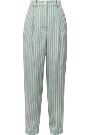 ALYSI Mujer, Pantalones, Verde, Talla: M