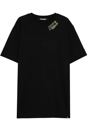 BARROW Hombre, Camisetas, Negro, Talla: S