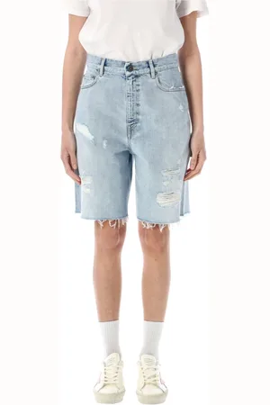 Golden Goose Mujer, Pantalones cortos, Azul, Talla: W26