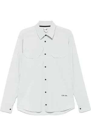 GR10K Hombre, Camisas, Gris, Talla: L