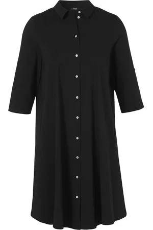 Frapp Mujer, Vestidos, Negro, Talla: 4XL