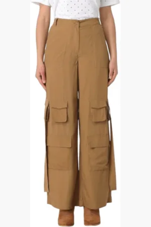 Twin-Set Mujer, Pantalones, Marrón, Talla: XS