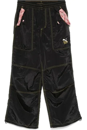 PUMA Hombre, Pantalones, Negro, Talla: S