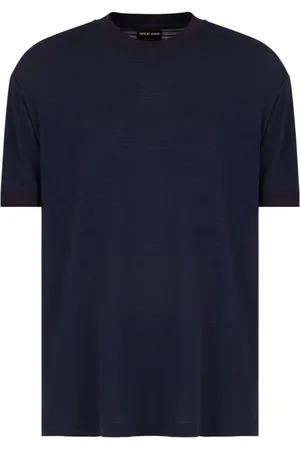 Giorgio Armani Hombre, Camisetas, Azul, Talla: 2XL