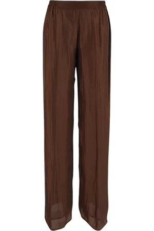 GENTRYPORTOFINO Mujer, Pantalones, Marrón, Talla: XS