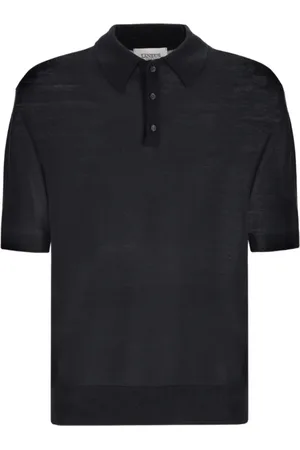 LANEUS Hombre, Camisetas, Negro, Talla: L