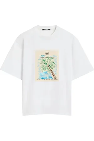 Jacquemus Hombre, Camisetas, Blanco, Talla: L
