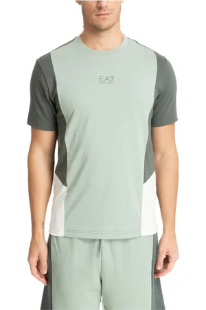 EA7 Hombre, Camisetas, Verde, Talla: M