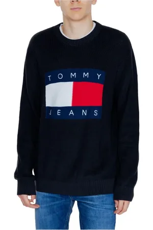 Tommy Hilfiger Hombre, Jerseys, Negro, Talla: L