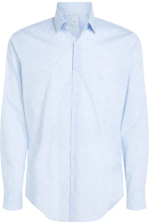 Calvin Klein Hombre, Camisas, Azul, Talla: L